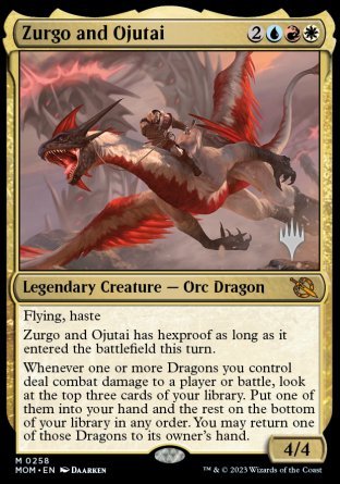 Zurgo and Ojutai (Promo Pack) [March of the Machine Promos] | Black Swamp Games