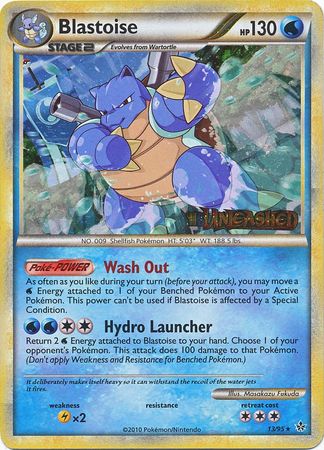 Blastoise (13/95) (Prerelease Promo) [HeartGold & SoulSilver: Black Star Promos] | Black Swamp Games