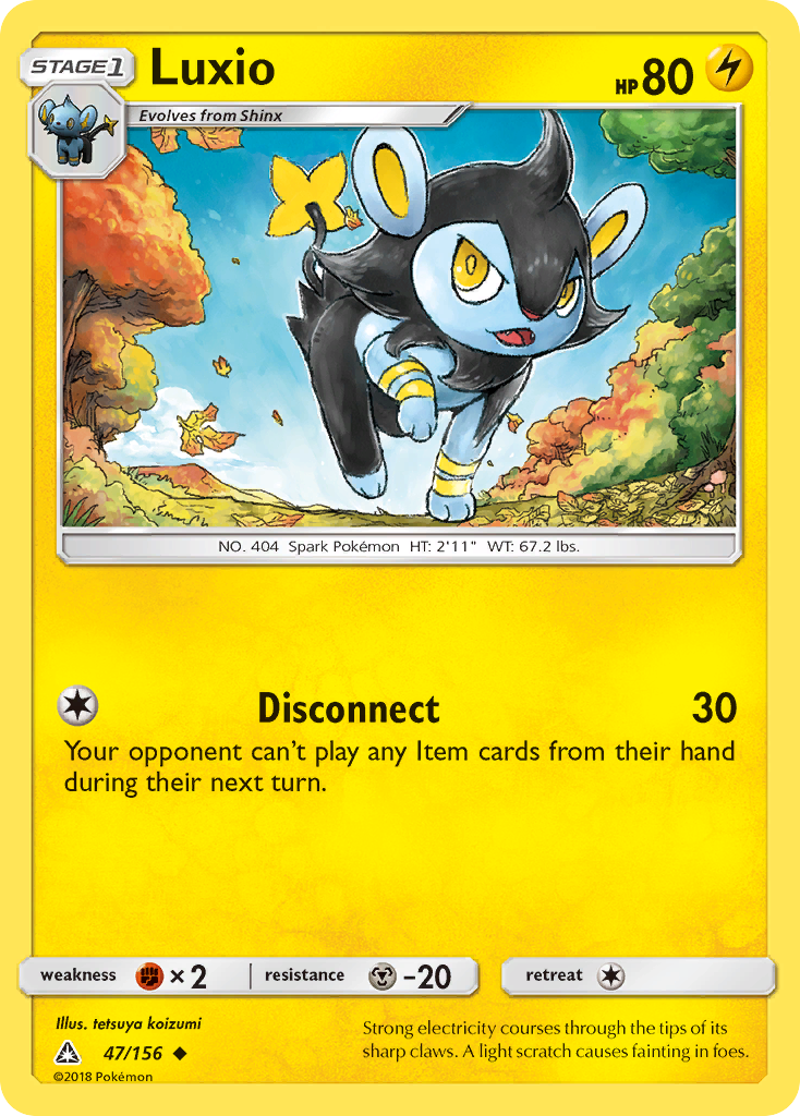 Luxio (47/156) [Sun & Moon: Ultra Prism] | Black Swamp Games