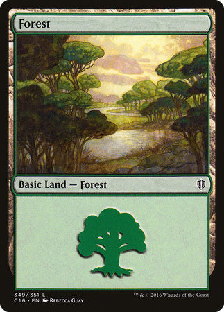 Forest (349) [Commander 2016] | Black Swamp Games