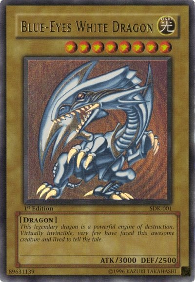 Blue-Eyes White Dragon [SDK-001] Ultra Rare | Black Swamp Games