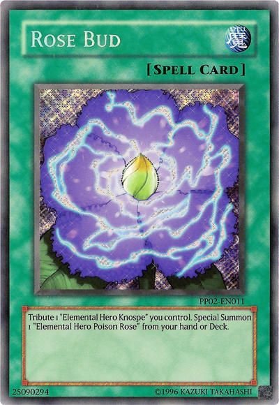 Rose Bud [PP02-EN011] Secret Rare | Black Swamp Games