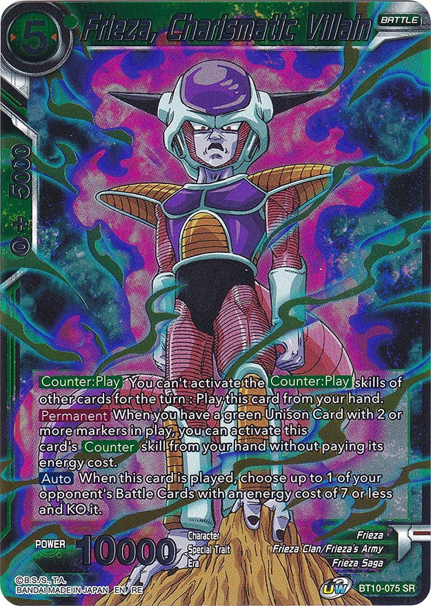 Frieza, Charismatic Villain (BT10-075) [Ultimate Deck 2022] | Black Swamp Games