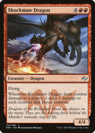 Shockmaw Dragon [Fate Reforged] | Black Swamp Games