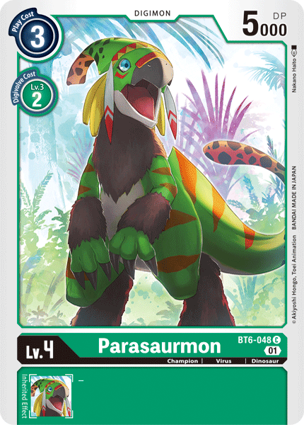 Parasaurmon [BT6-048] [Double Diamond] | Black Swamp Games