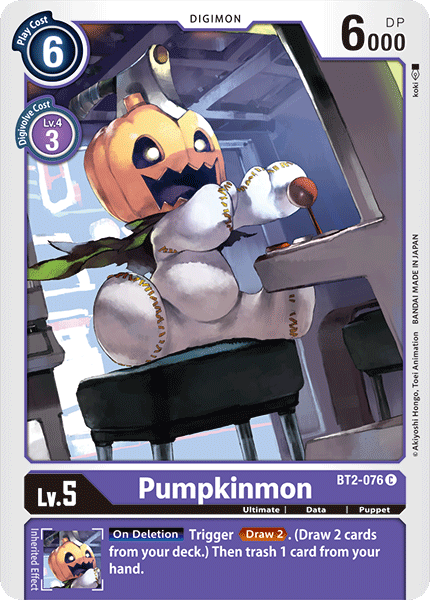 Pumpkinmon [BT2-076] [Release Special Booster Ver.1.0] | Black Swamp Games