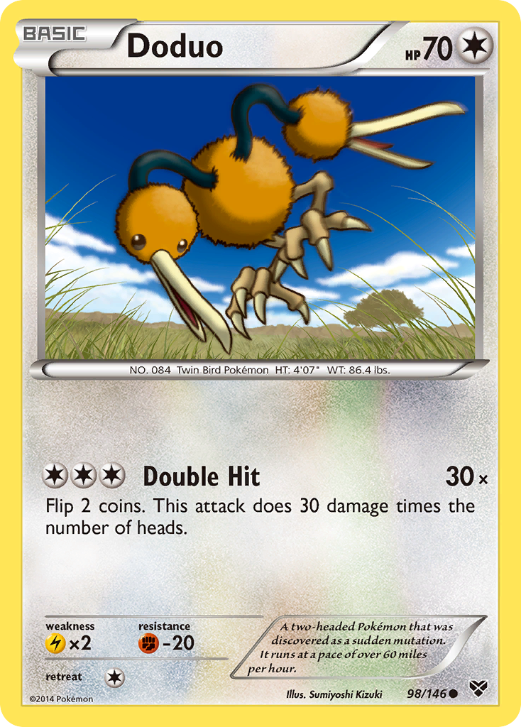 Doduo (98/146) [XY: Base Set] | Black Swamp Games