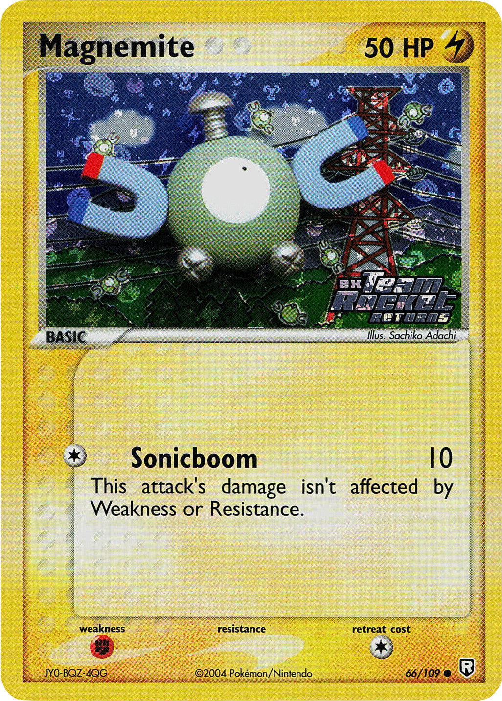 Magnemite (66/109) (Stamped) [EX: Team Rocket Returns] | Black Swamp Games