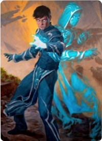 Jace, Mirror Mage 1 Art Card [Zendikar Rising Art Series] | Black Swamp Games