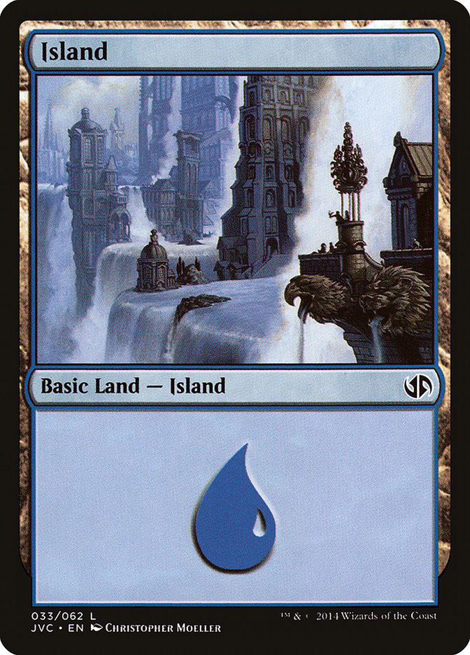 Island (33) [Duel Decks Anthology] | Black Swamp Games
