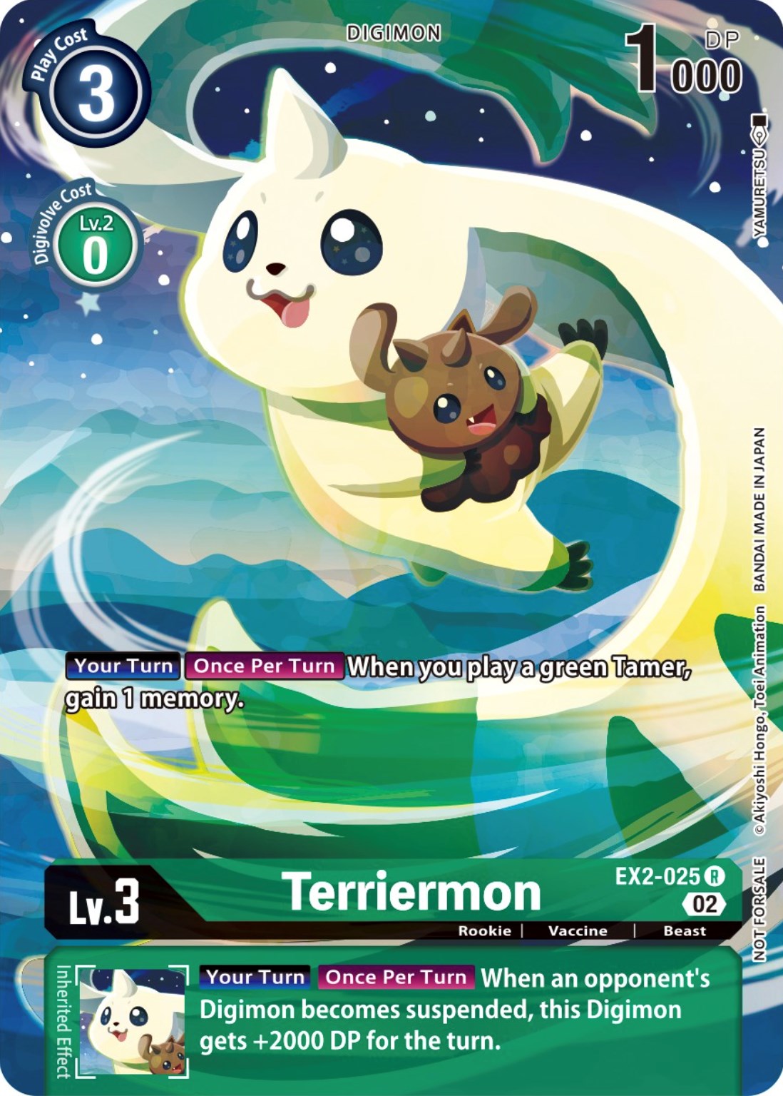 Terriermon [EX2-025] (Digimon Illustration Competition Promotion Pack) [Digital Hazard Promos] | Black Swamp Games