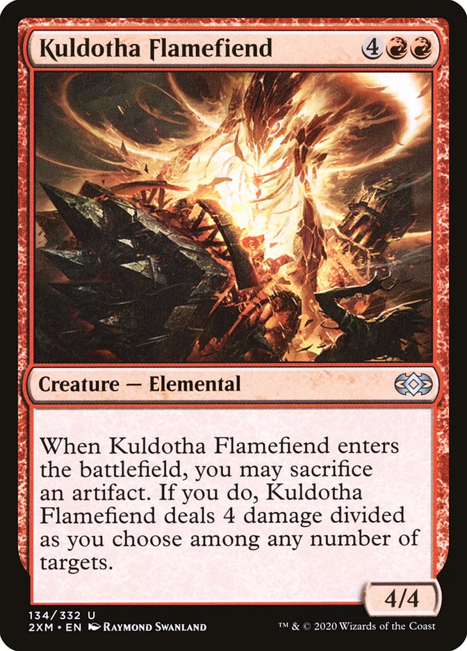 Kuldotha Flamefiend [Double Masters] | Black Swamp Games