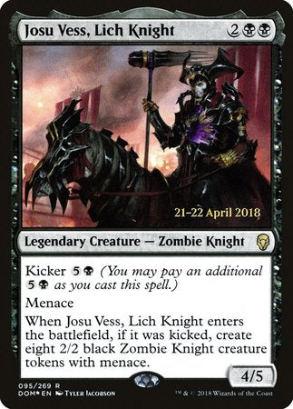 Josu Vess, Lich Knight [Dominaria Promos] | Black Swamp Games