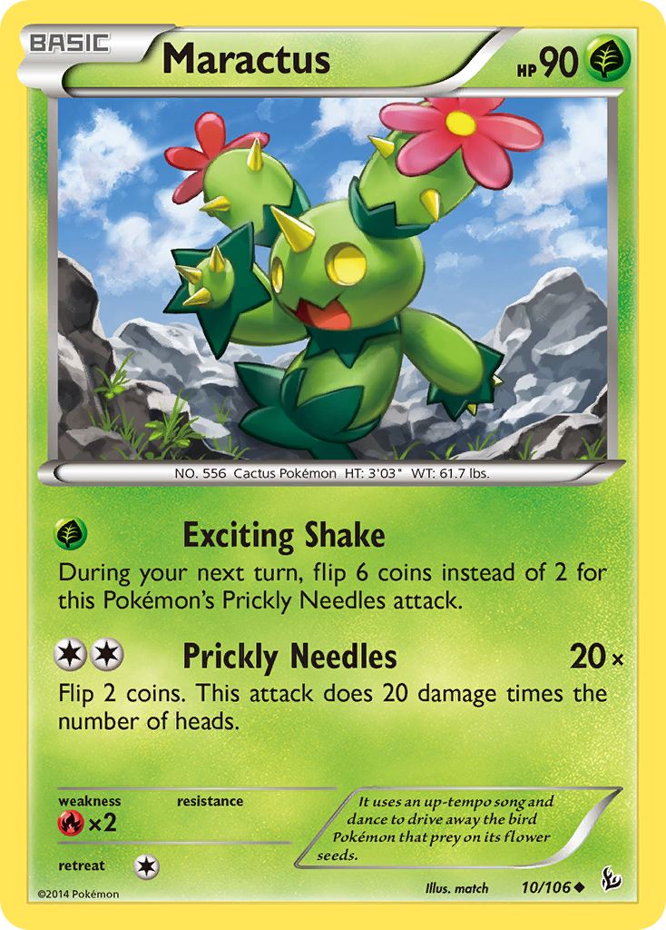 Maractus (10/106) [XY: Flashfire] | Black Swamp Games