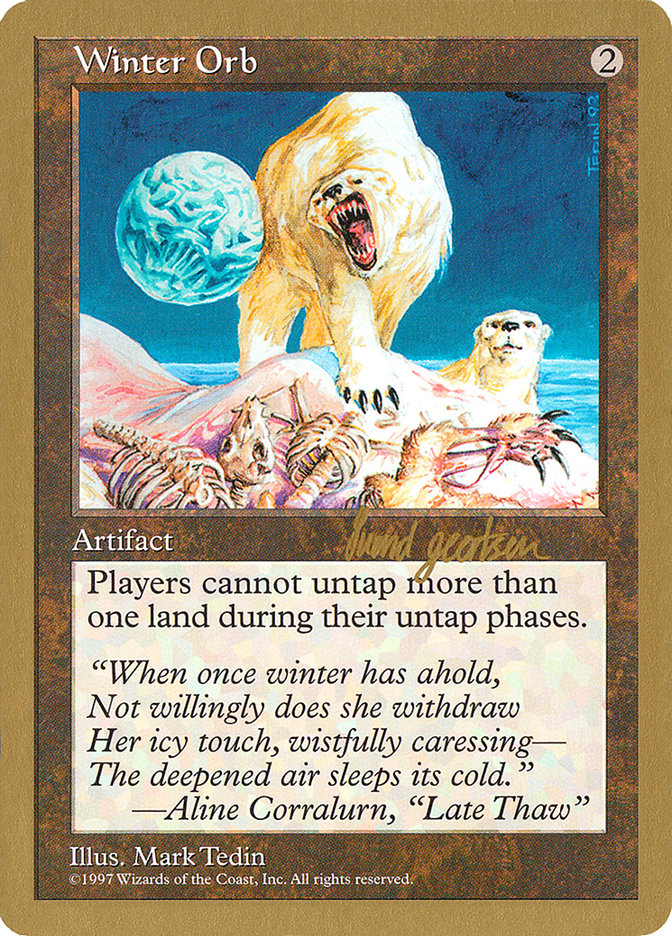 Winter Orb (Svend Geertsen) [World Championship Decks 1997] | Black Swamp Games