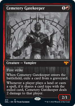Cemetery Gatekeeper [Innistrad: Double Feature] | Black Swamp Games