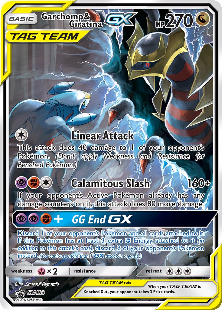 Garchomp & Giratina GX (SM193) [Sun & Moon: Black Star Promos] | Black Swamp Games