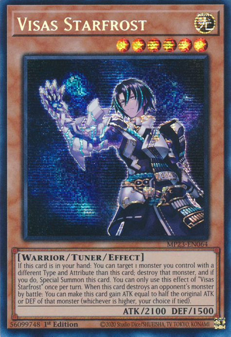 Visas Starfrost [MP23-EN064] Prismatic Secret Rare | Black Swamp Games