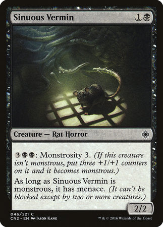 Sinuous Vermin [Conspiracy: Take the Crown] | Black Swamp Games