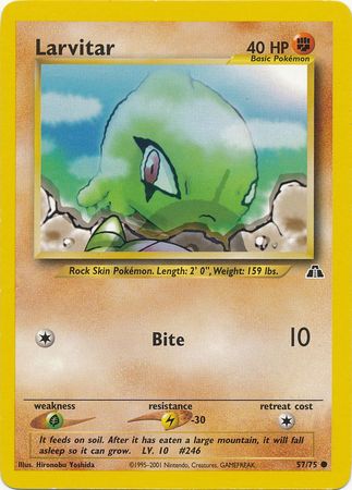 Larvitar (57/75) [Neo Discovery Unlimited] | Black Swamp Games