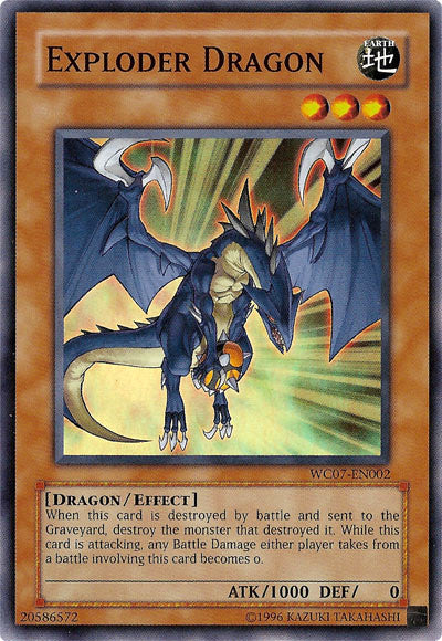 Exploder Dragon [WC07-EN002] Super Rare | Black Swamp Games