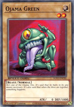 Ojama Green [SGX1-ENC02] Common | Black Swamp Games