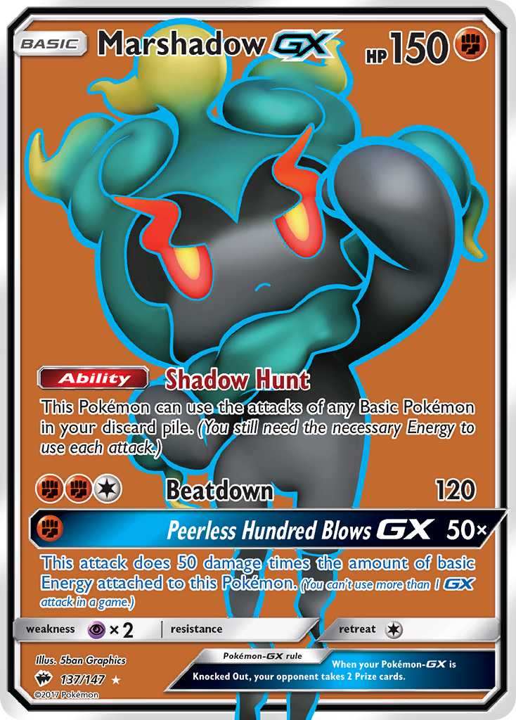 Marshadow GX (137/147) [Sun & Moon: Burning Shadows] | Black Swamp Games