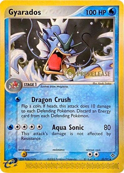 Gyarados (32/97) (Prerelease Promo) [EX: Dragon] | Black Swamp Games