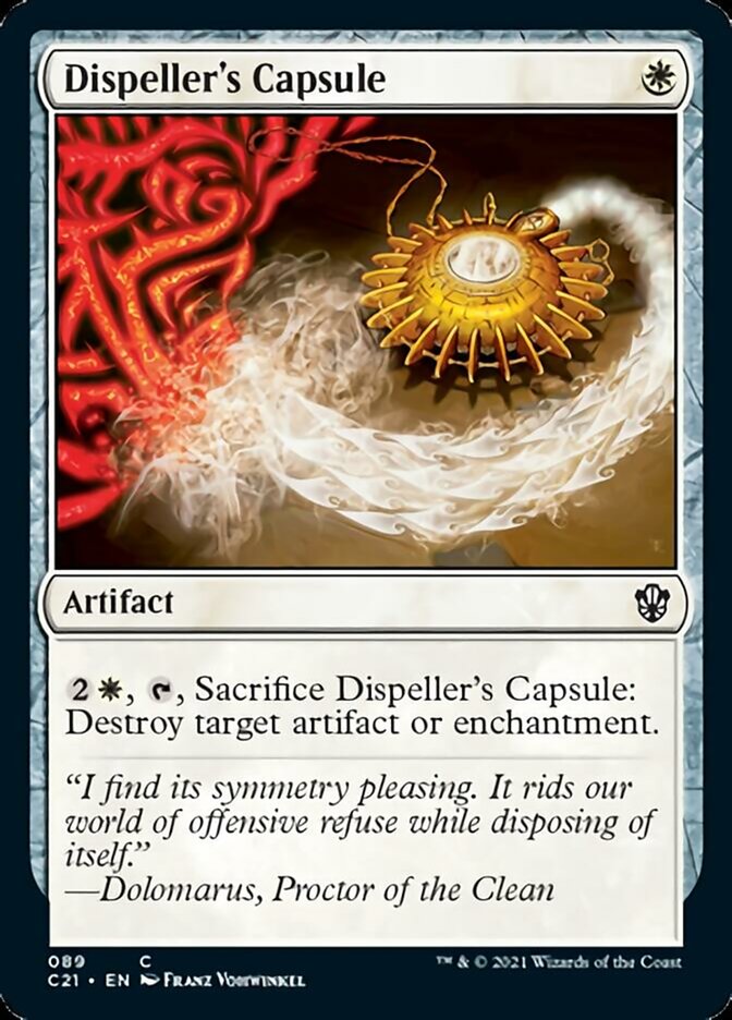 Dispeller's Capsule [Commander 2021] | Black Swamp Games