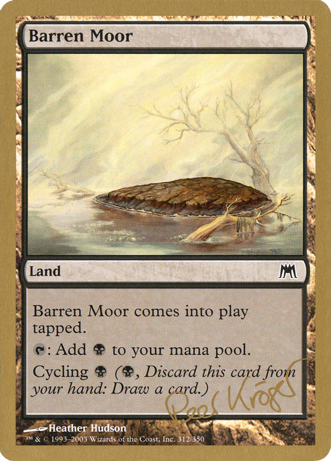 Barren Moor (Peer Kroger) [World Championship Decks 2003] | Black Swamp Games