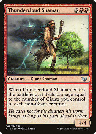 Thundercloud Shaman [Commander 2015] | Black Swamp Games