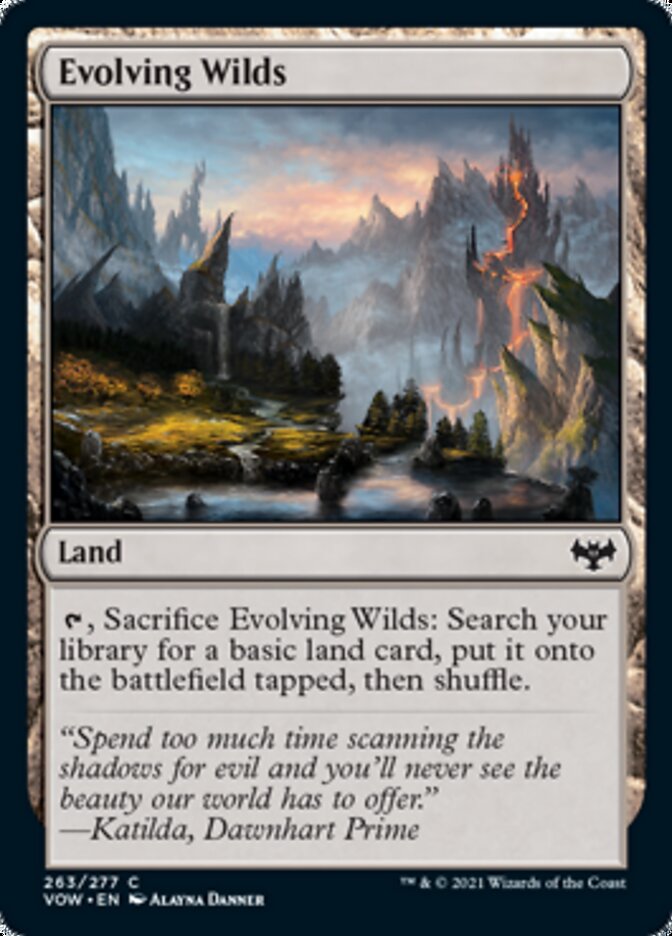 Evolving Wilds [Innistrad: Crimson Vow] | Black Swamp Games