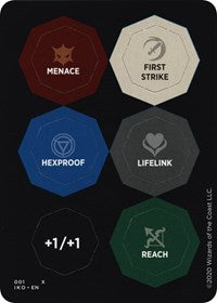 Punch Card Token (001 // 002) - Thick Stock [Ikoria: Lair of Behemoths Tokens] | Black Swamp Games