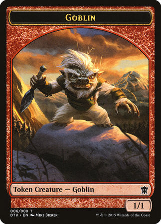 Goblin Token [Dragons of Tarkir Tokens] | Black Swamp Games