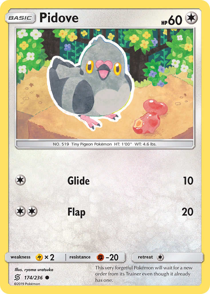 Pidove (174/236) [Sun & Moon: Unified Minds] | Black Swamp Games