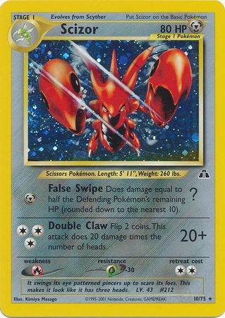 Scizor (10/75) [Neo Discovery Unlimited] | Black Swamp Games