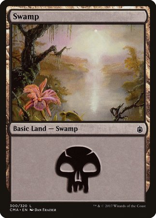 Swamp (300) [Commander Anthology] | Black Swamp Games