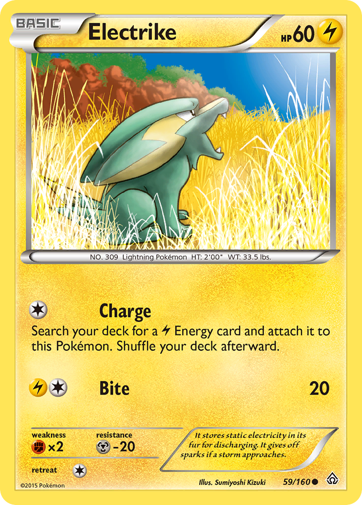 Electrike (59/160) [XY: Primal Clash] | Black Swamp Games