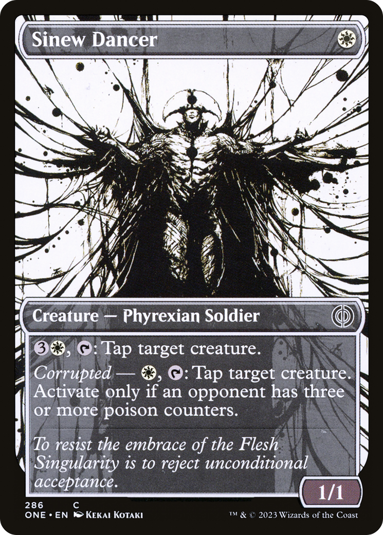 Sinew Dancer (Showcase Ichor) [Phyrexia: All Will Be One] | Black Swamp Games