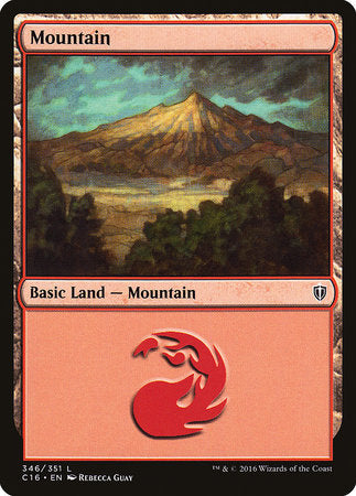 Mountain (346) [Commander 2016] | Black Swamp Games