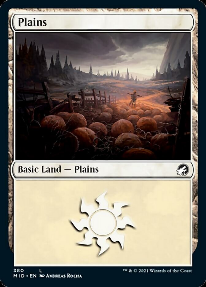 Plains (380) [Innistrad: Midnight Hunt] | Black Swamp Games