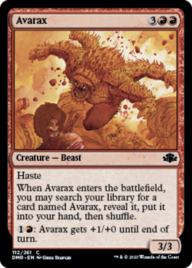 Avarax [Dominaria Remastered] | Black Swamp Games