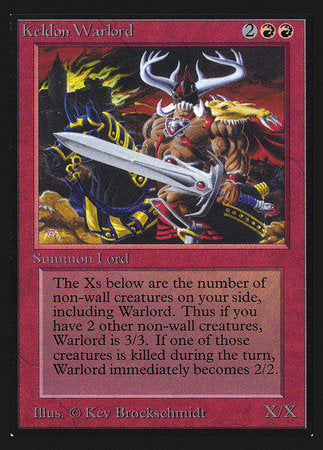 Keldon Warlord (CE) [Collectors’ Edition] | Black Swamp Games