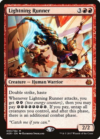 Lightning Runner [Aether Revolt] | Black Swamp Games