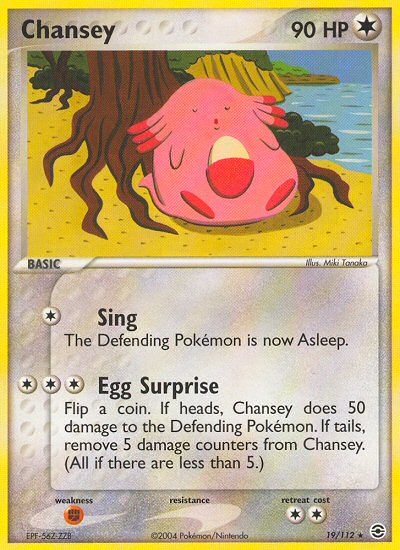 Chansey (19/112) [EX: FireRed & LeafGreen] | Black Swamp Games