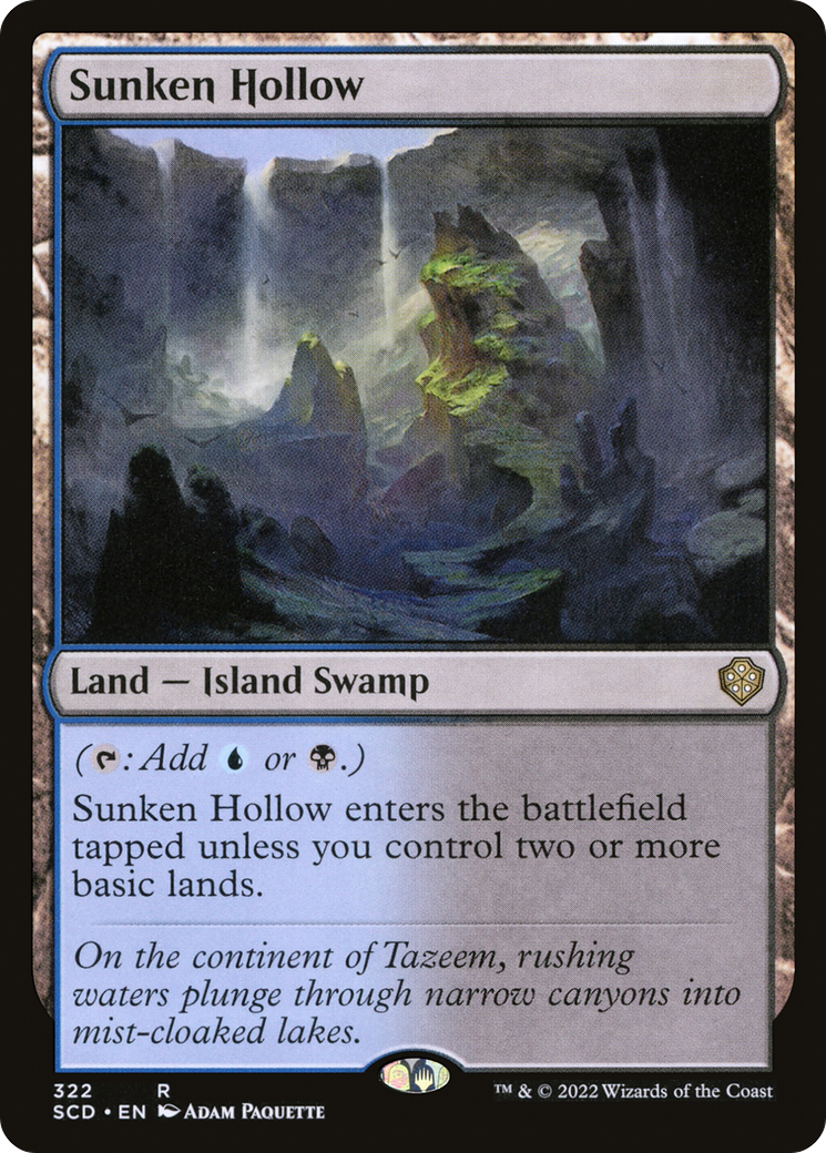 Sunken Hollow [Starter Commander Decks] | Black Swamp Games