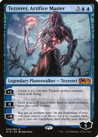 Tezzeret, Artifice Master [Core Set 2019] | Black Swamp Games