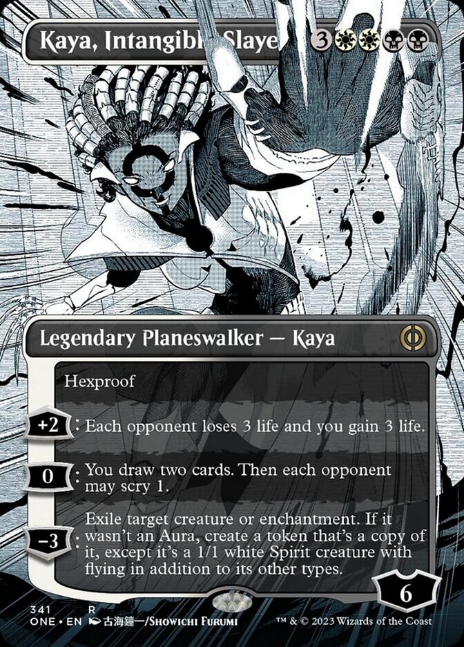 Kaya, Intangible Slayer (Borderless Manga) [Phyrexia: All Will Be One] | Black Swamp Games