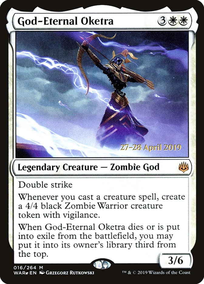 God-Eternal Oketra  [War of the Spark Prerelease Promos] | Black Swamp Games