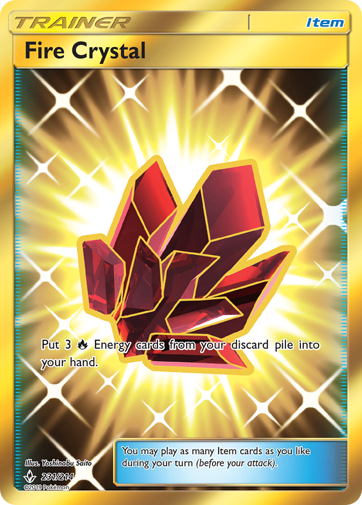 Fire Crystal (231/214) [Sun & Moon: Unbroken Bonds] | Black Swamp Games